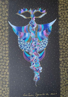 Angel en azul